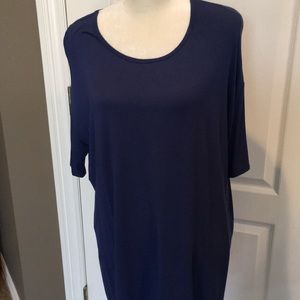 LuLaRoe Irma S medium blue